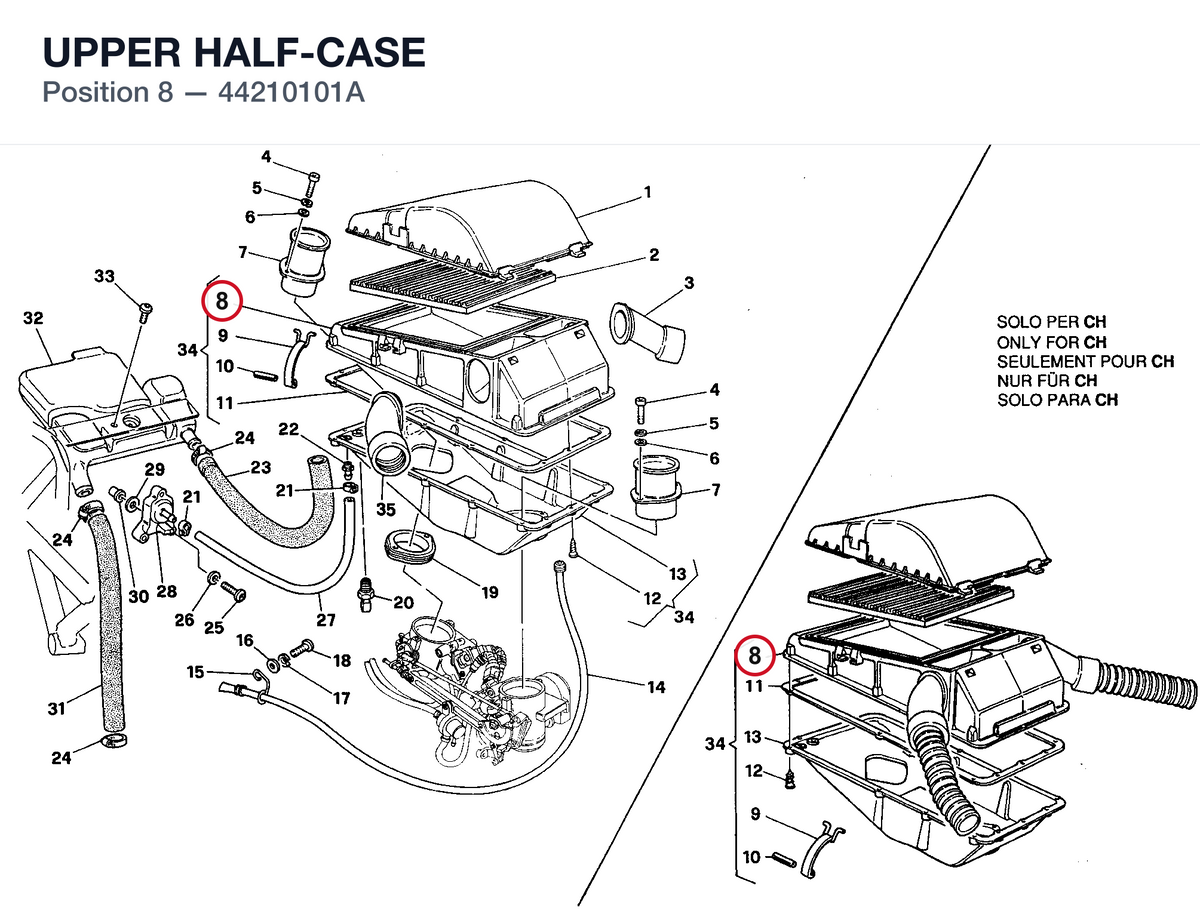 UPPER HALF-CASE