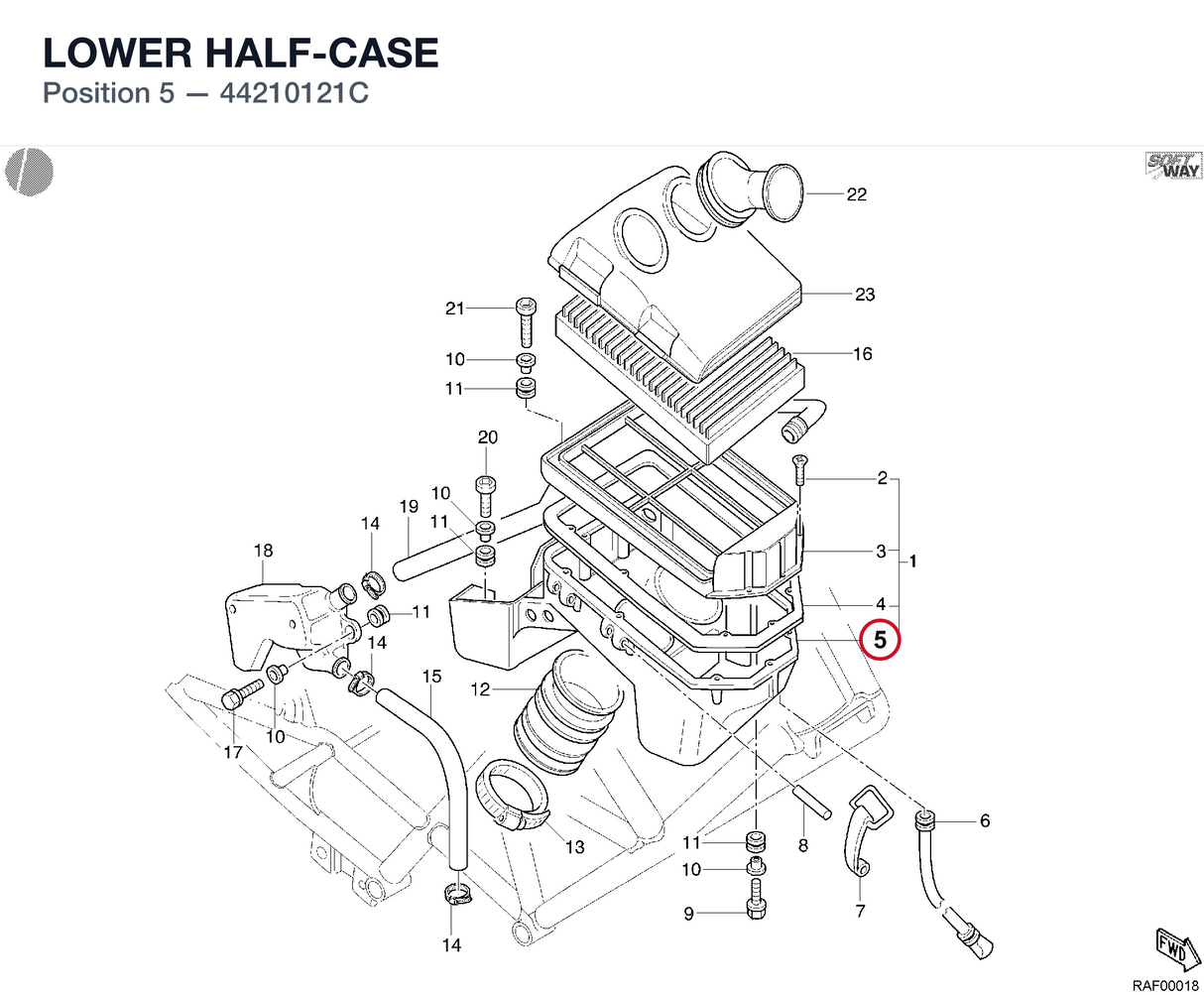 LOWER HALF-CASE