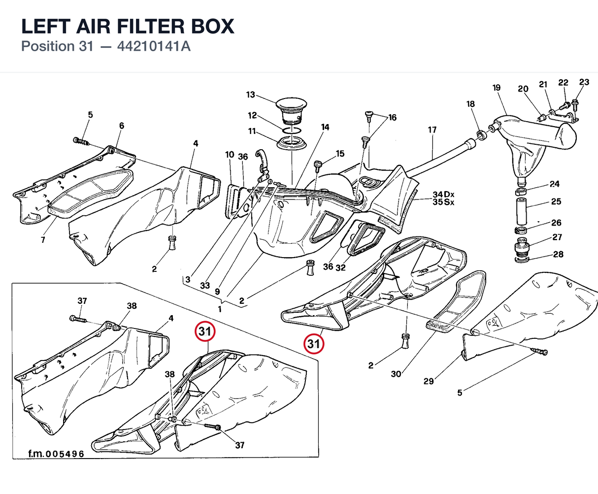 LEFT AIR FILTER BOX