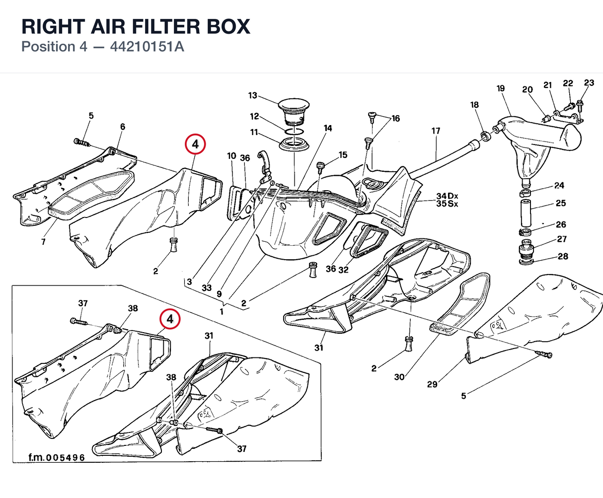 RIGHT AIR FILTER BOX