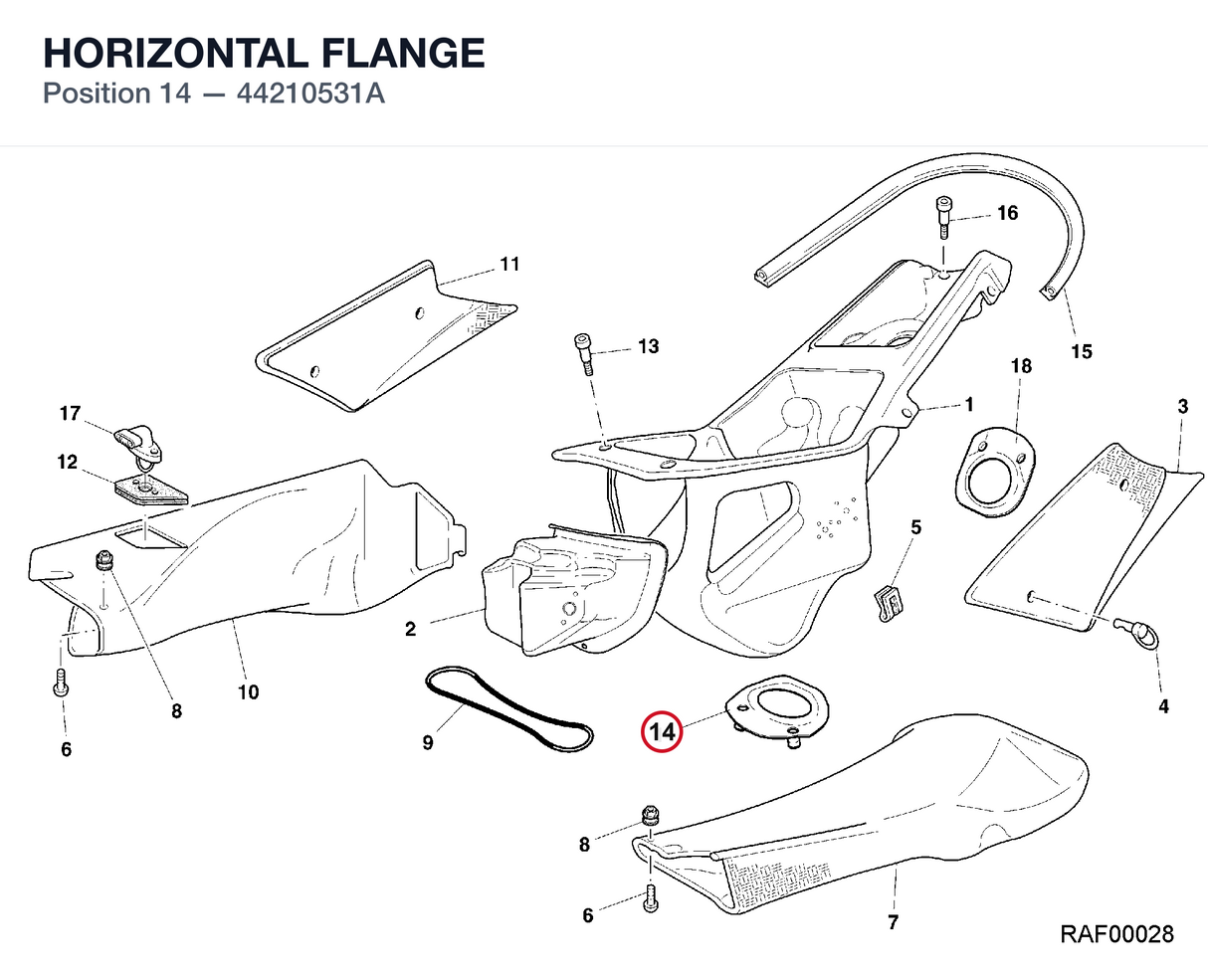 HORIZONTAL FLANGE