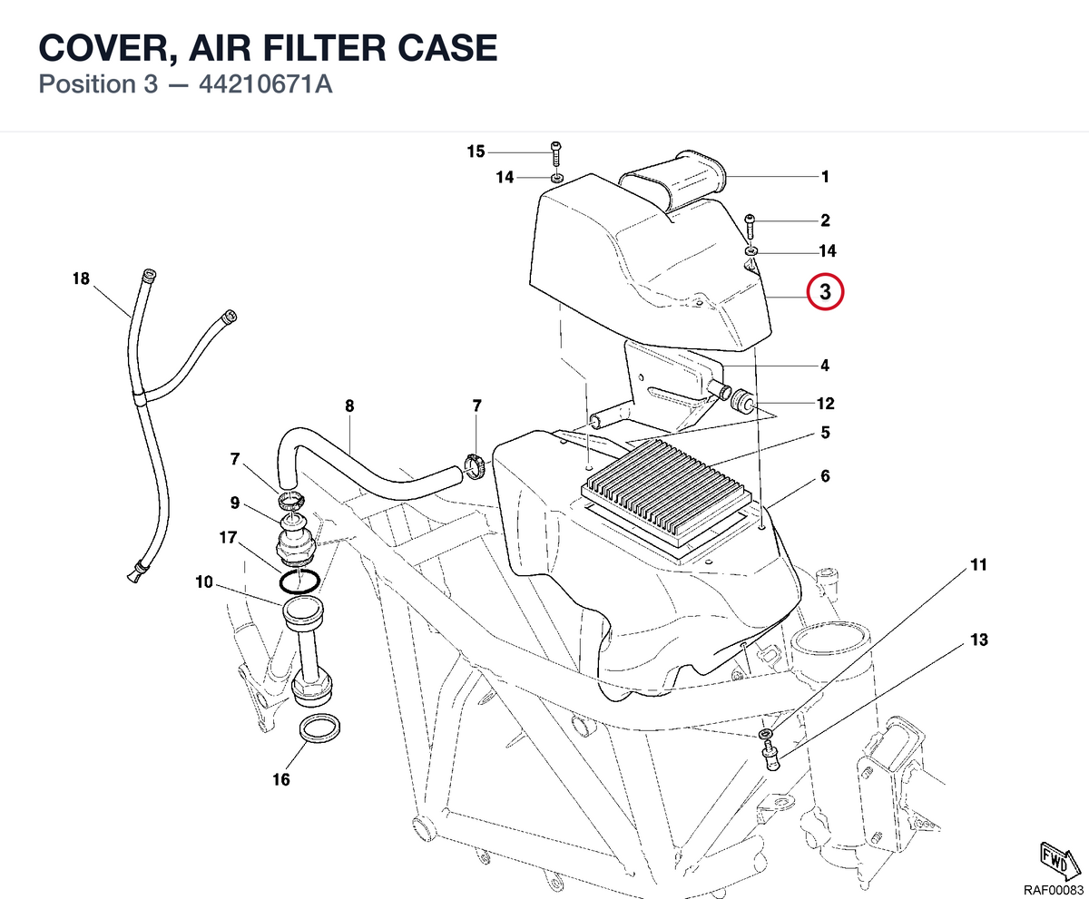COVER, AIR FILTER CASE
