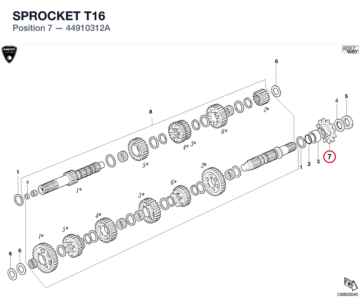 SPROCKET T16