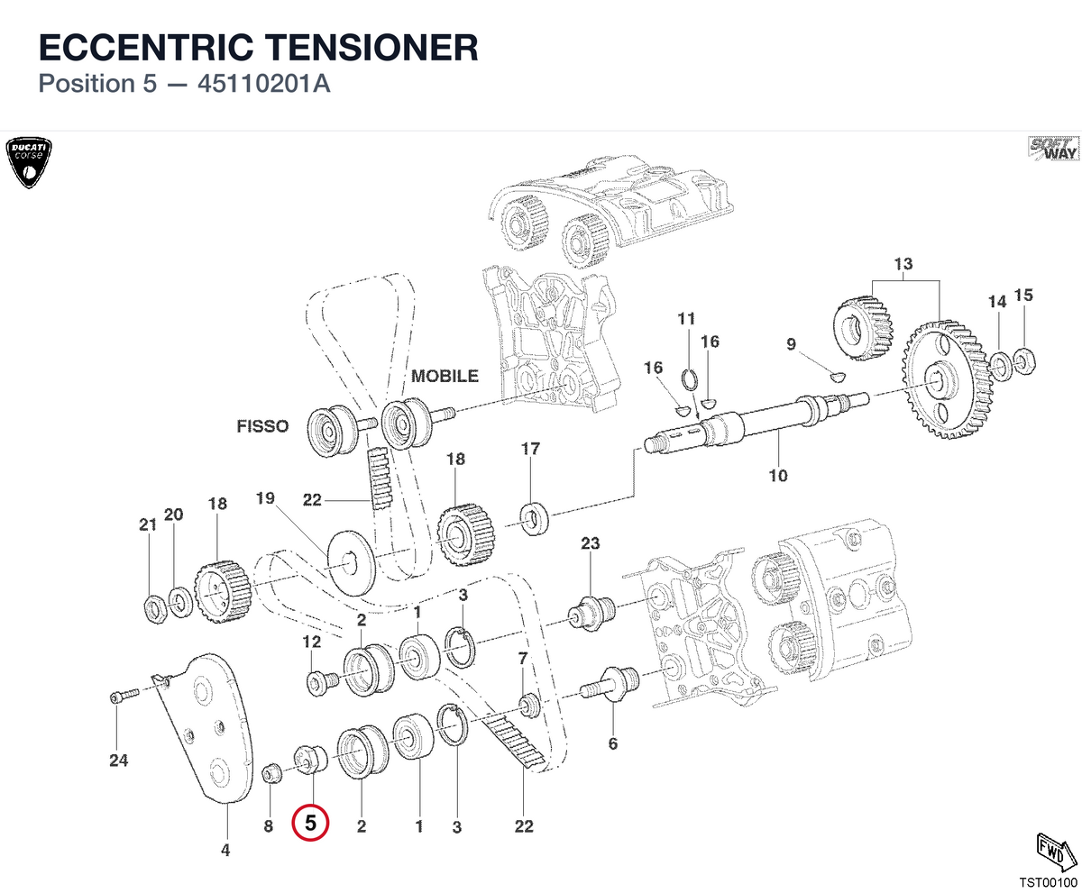 ECCENTRIC TENSIONER