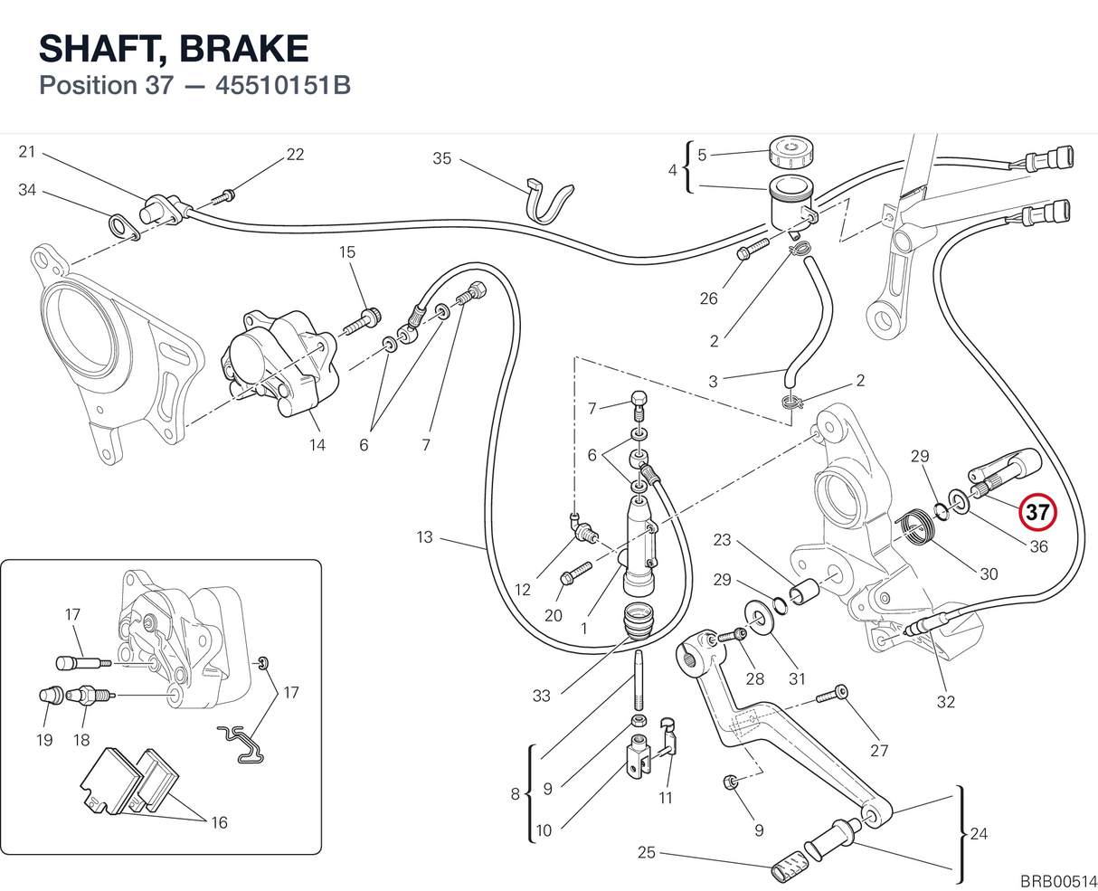 SHAFT, BRAKE