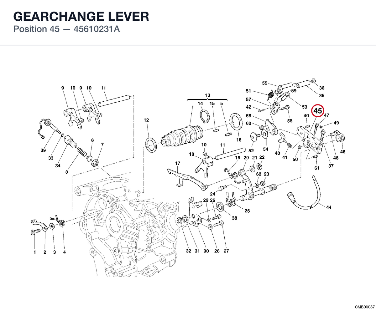 GEARCHANGE LEVER
