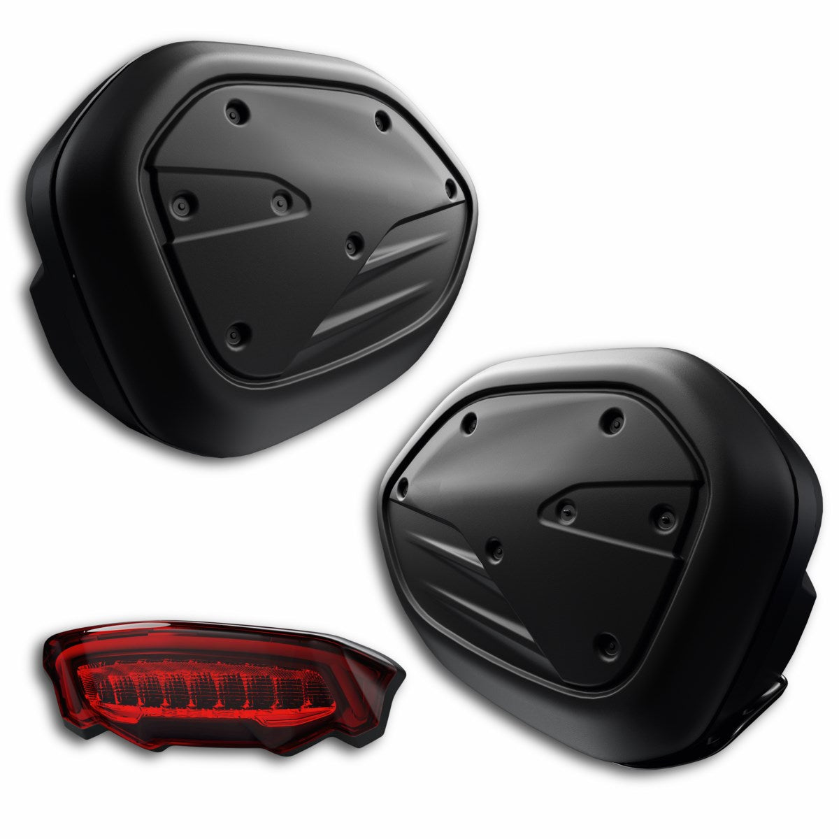 Pair of semi-rigid side panniers (XDIAVEL)