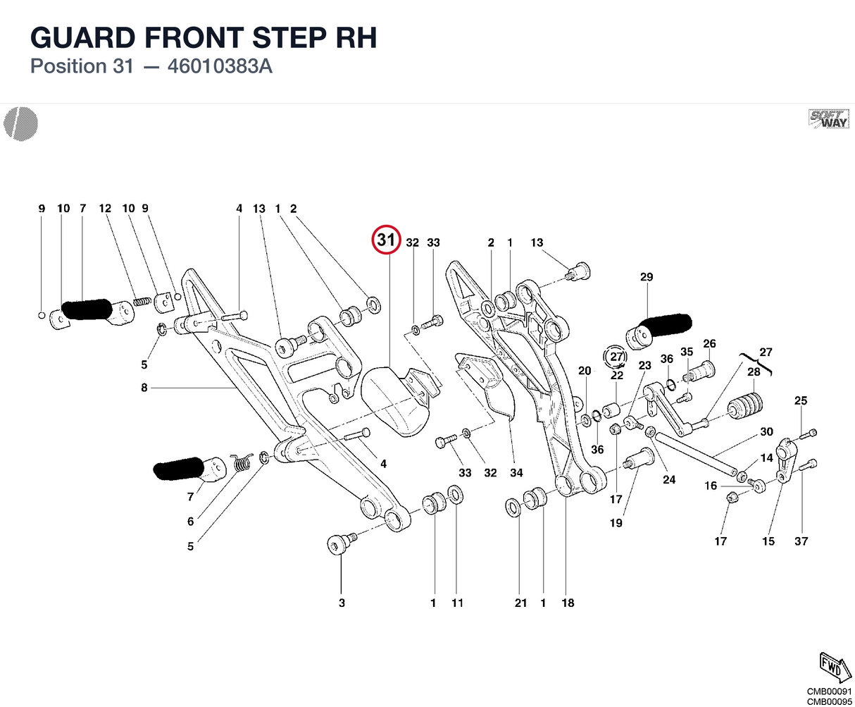 GUARD FRONT STEP RH