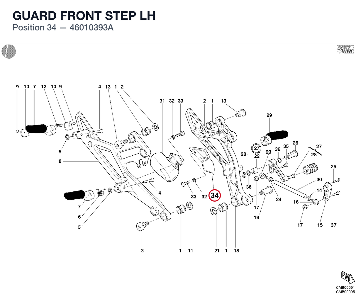 GUARD FRONT STEP LH