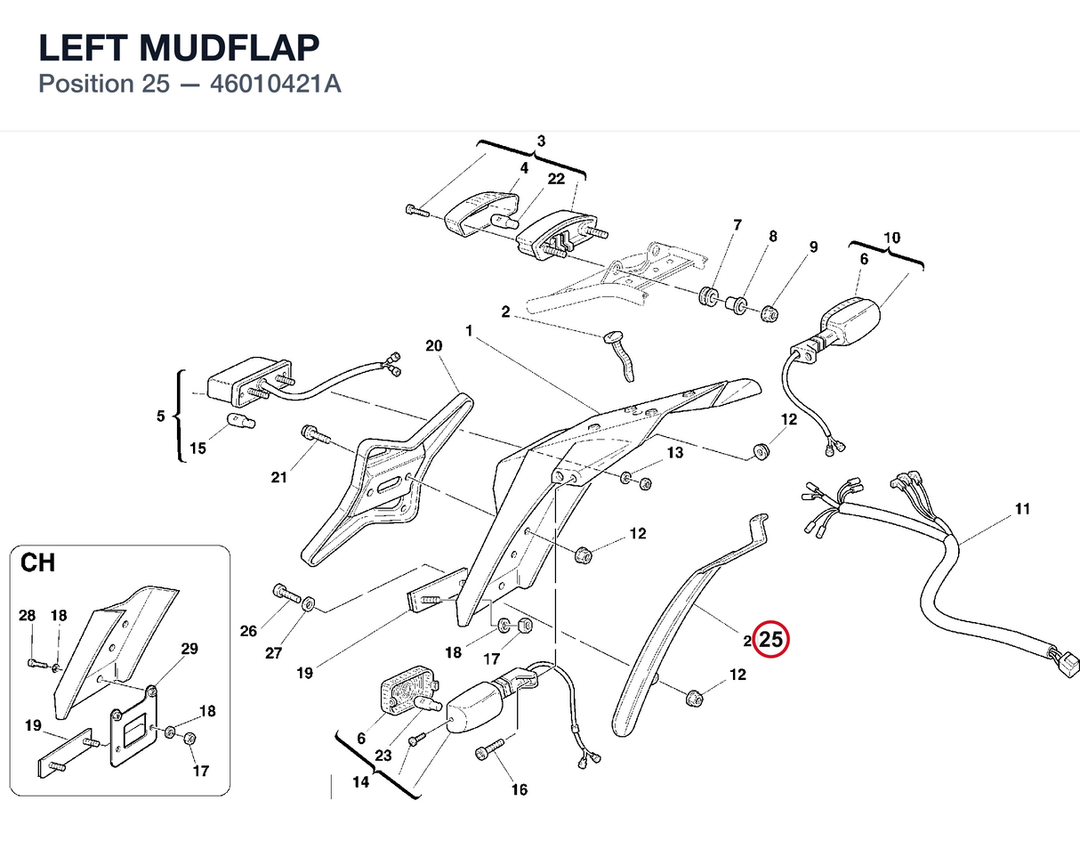 LEFT MUDFLAP