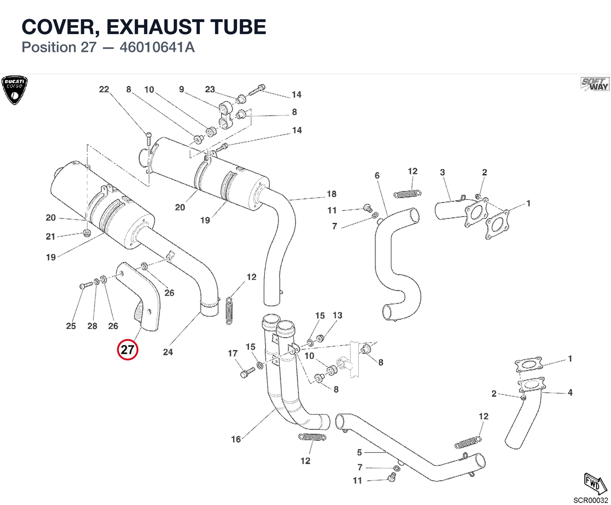 COVER, EXHAUST TUBE