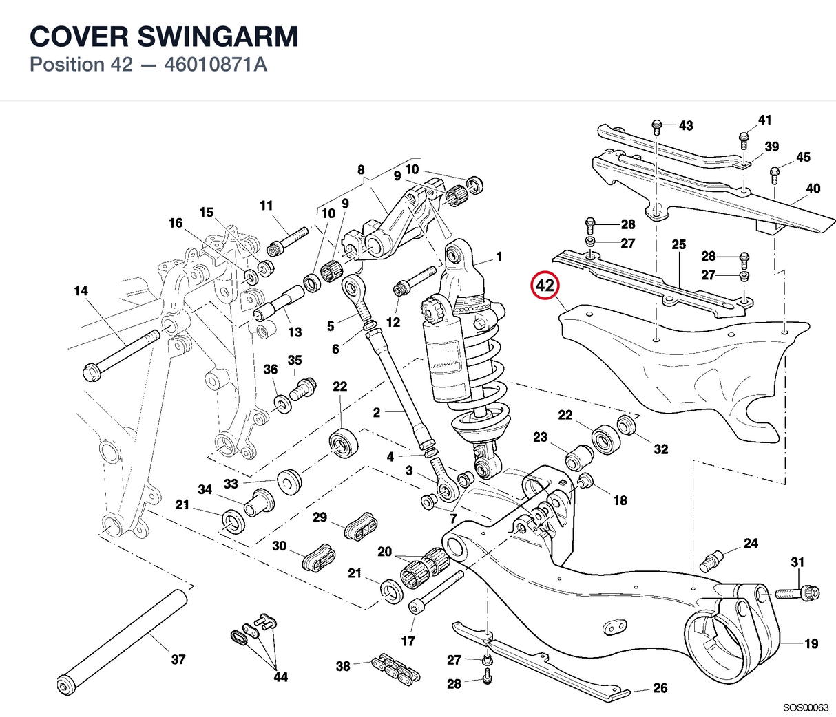 COVER SWINGARM