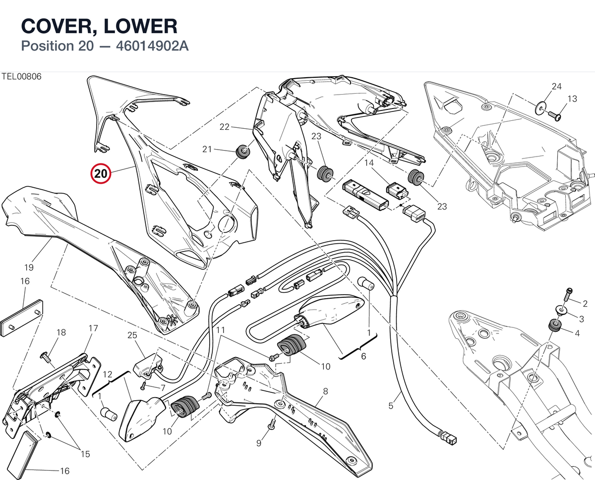 COVER, LOWER 46014902A diagram position