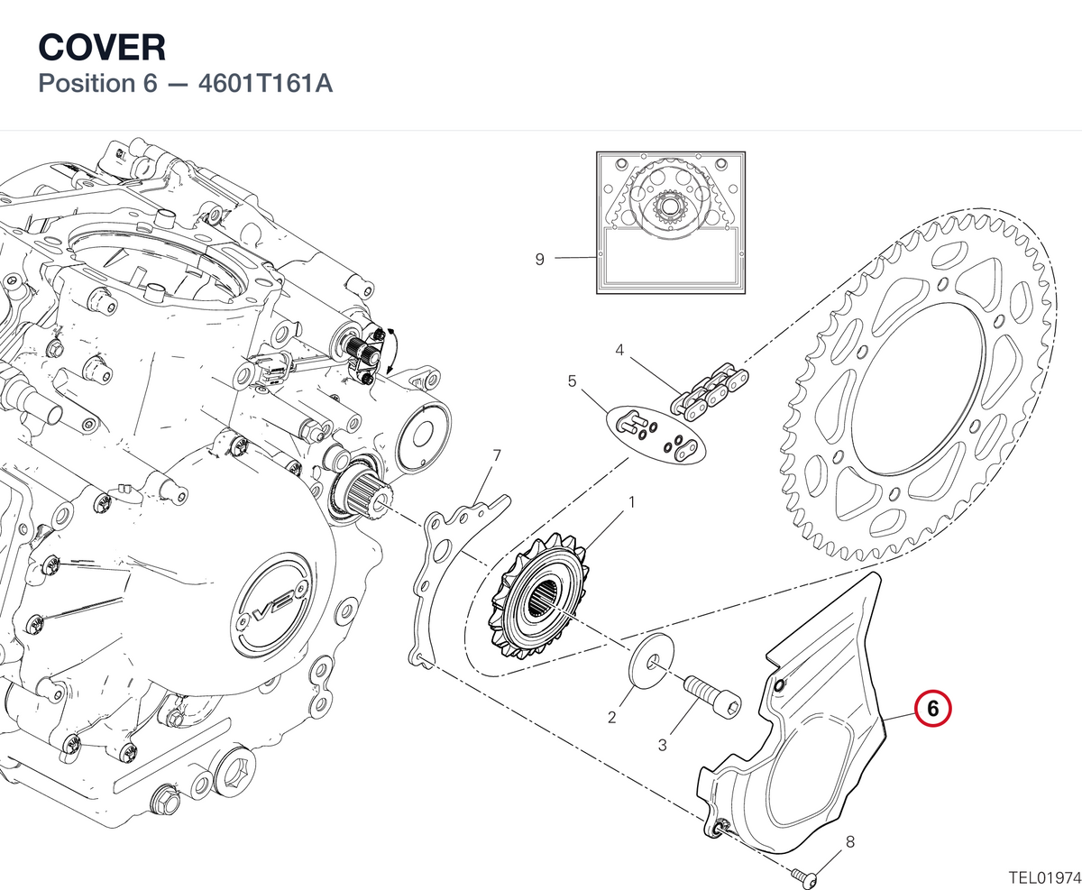 COVER 4601T161A diagram position