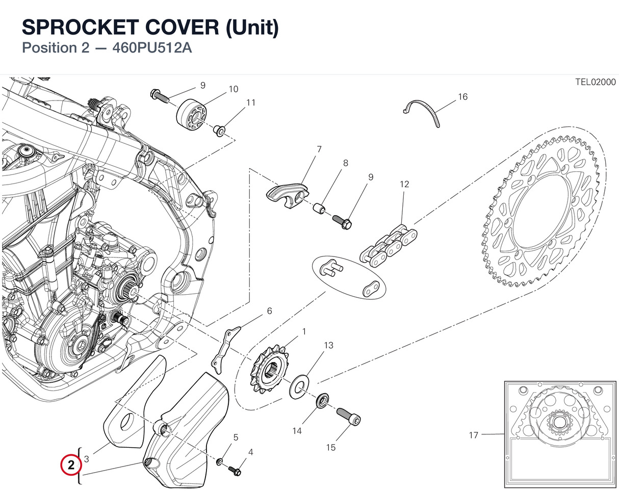 SPROCKET COVER (Unit)