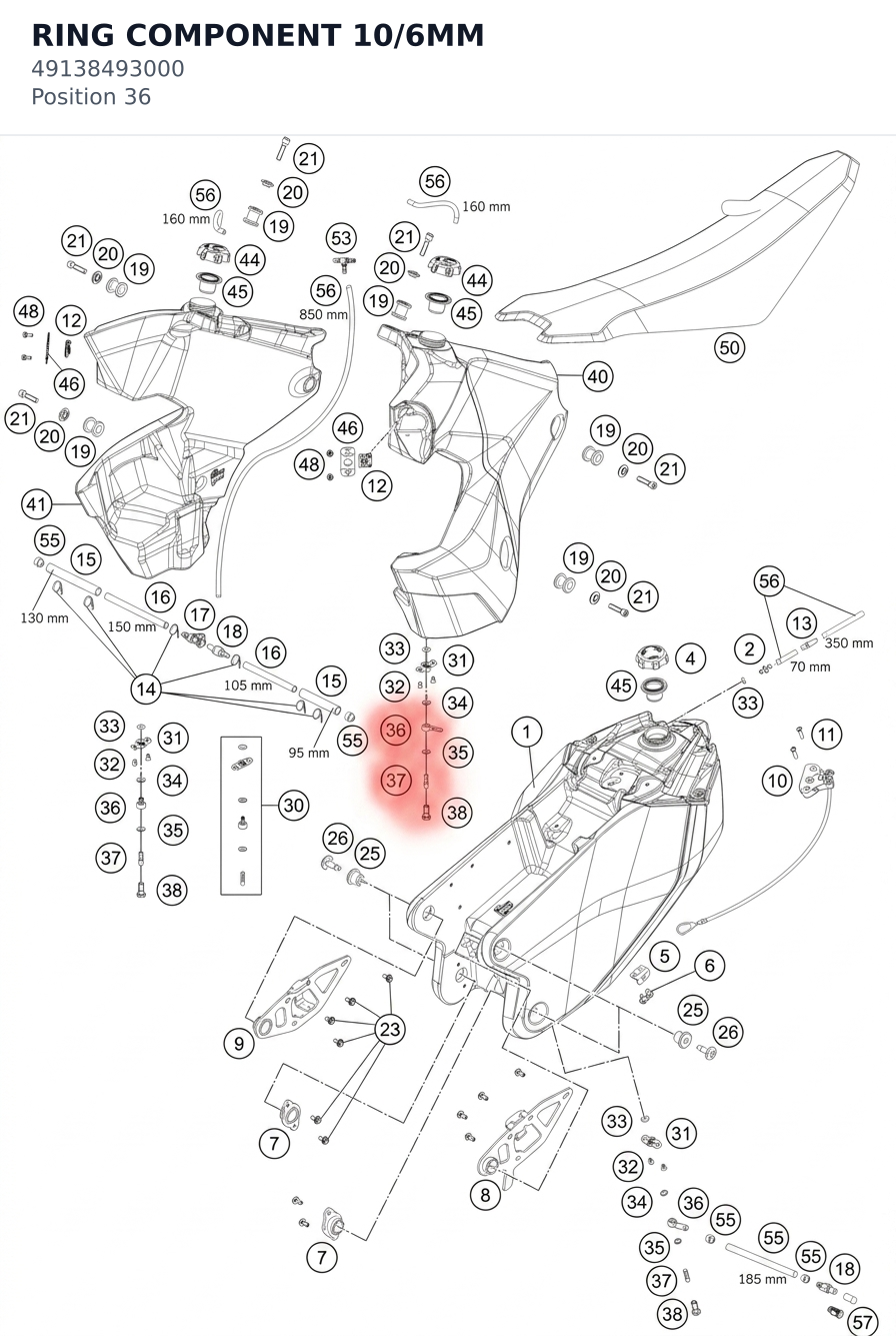 Diagram preview: RING COMPONENT 10/6MM (49138493000)