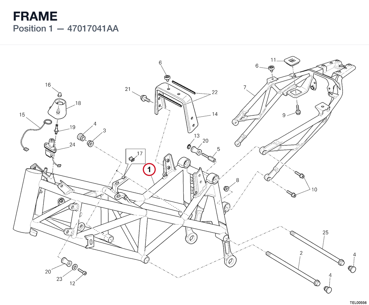 FRAME 47017041AA diagram position