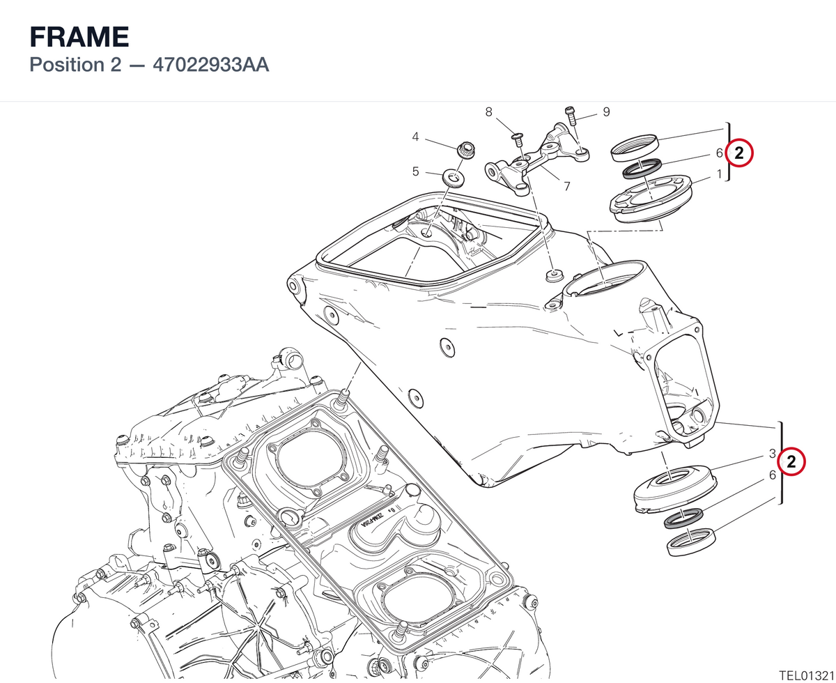 FRAME 47022933AA diagram position