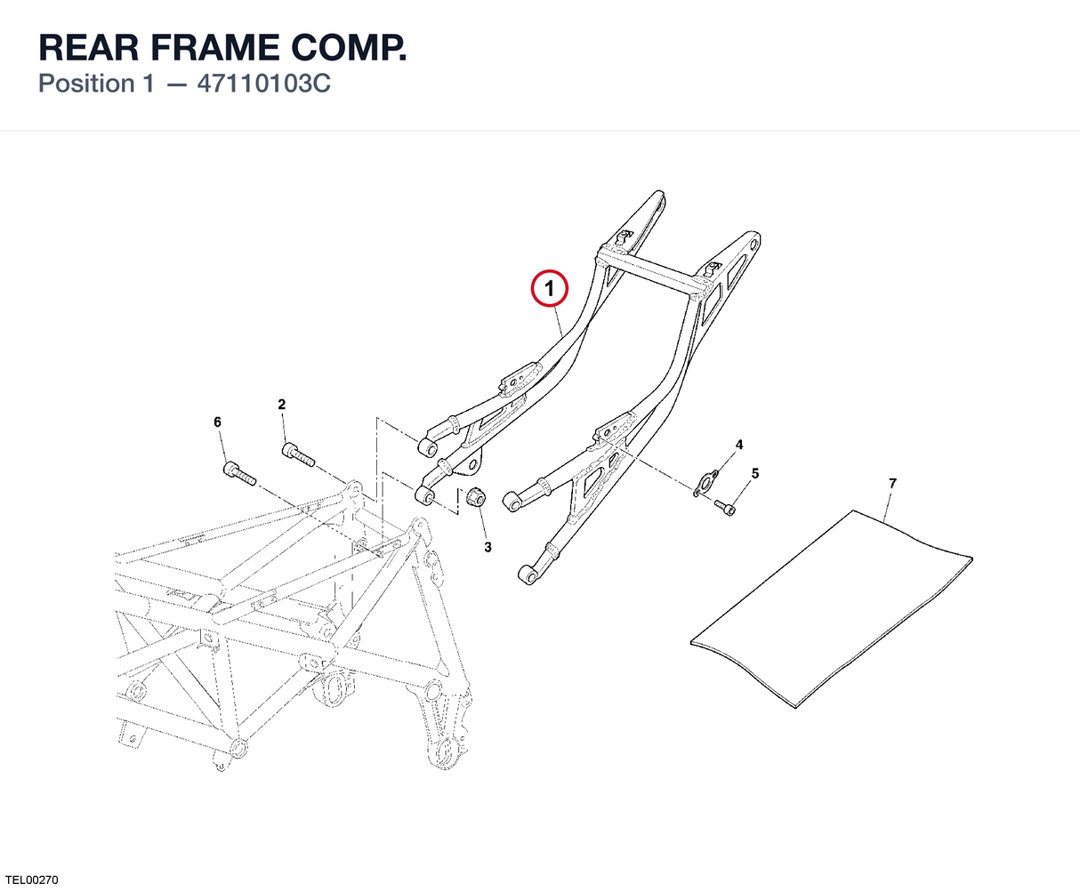 REAR FRAME COMP.