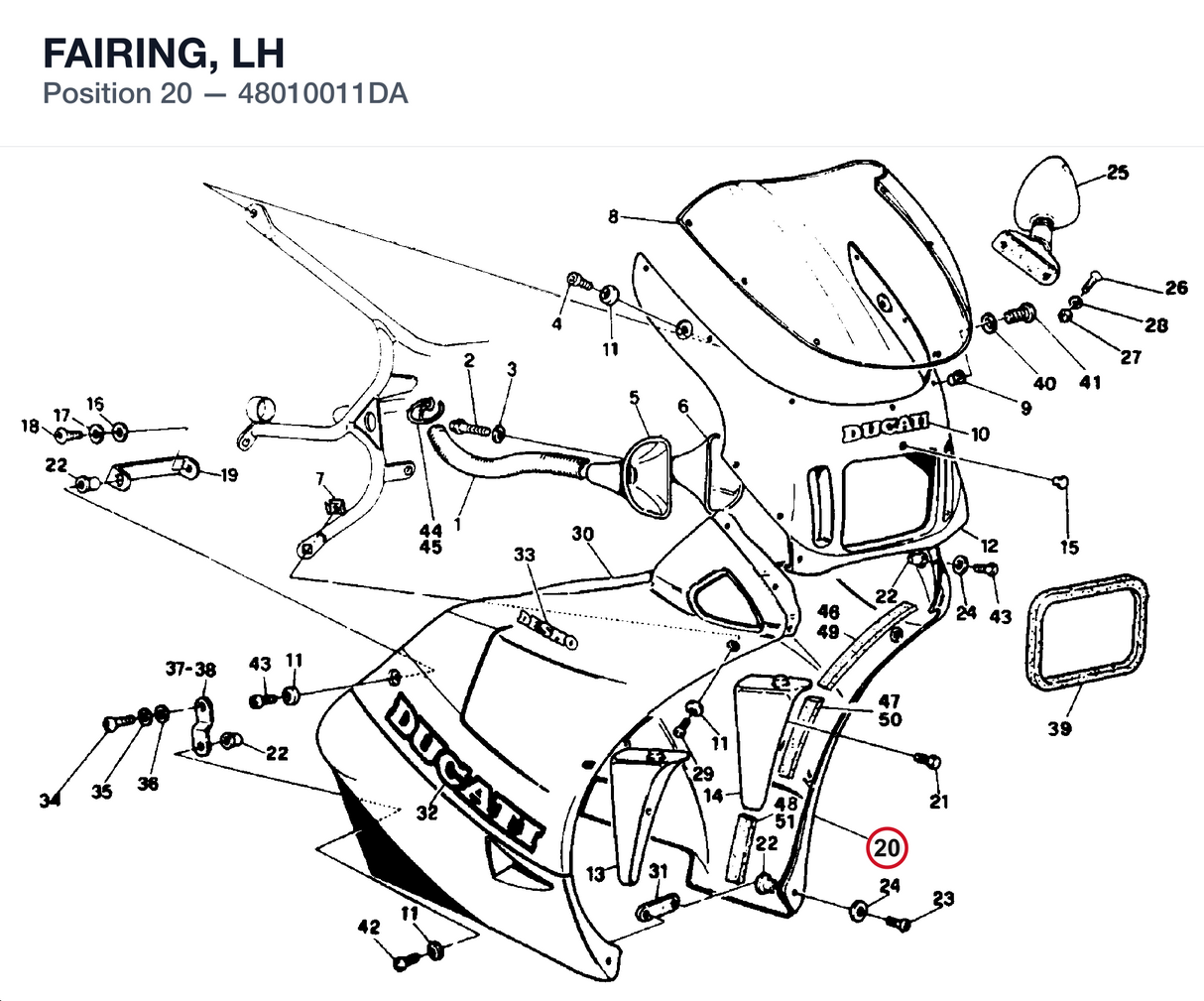 FAIRING, LH