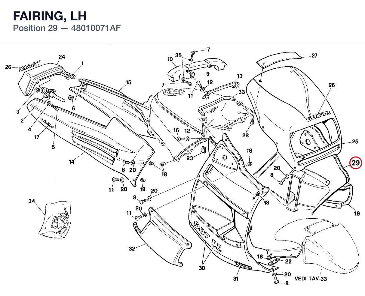 FAIRING, LH