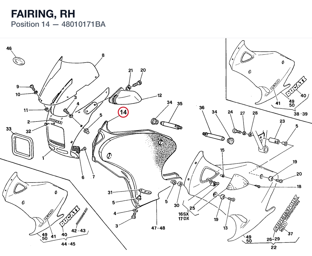 FAIRING, RH