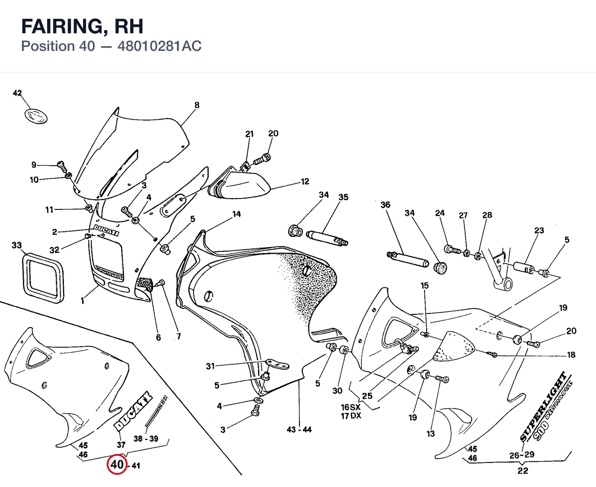 FAIRING, RH