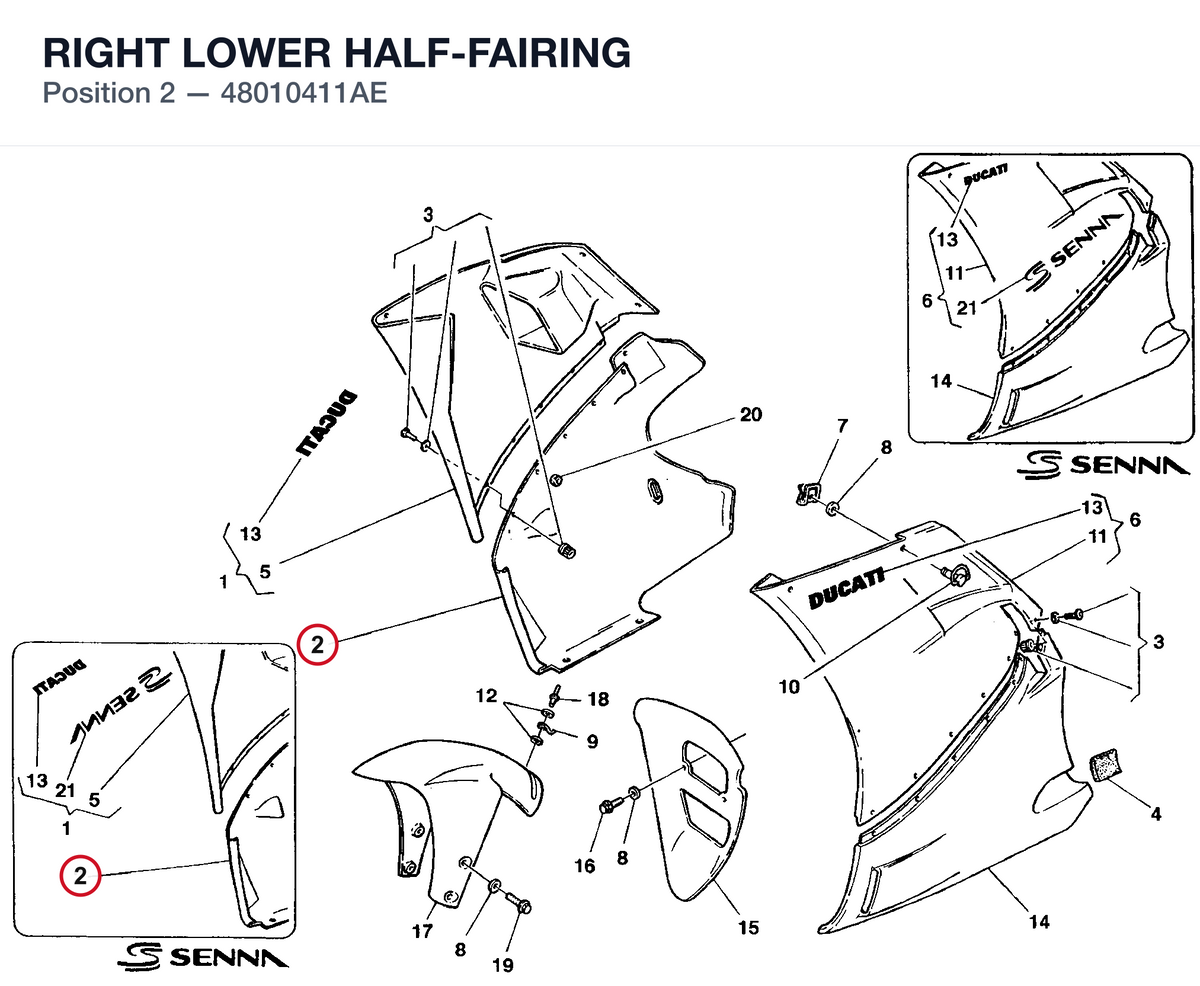 RIGHT LOWER HALF-FAIRING