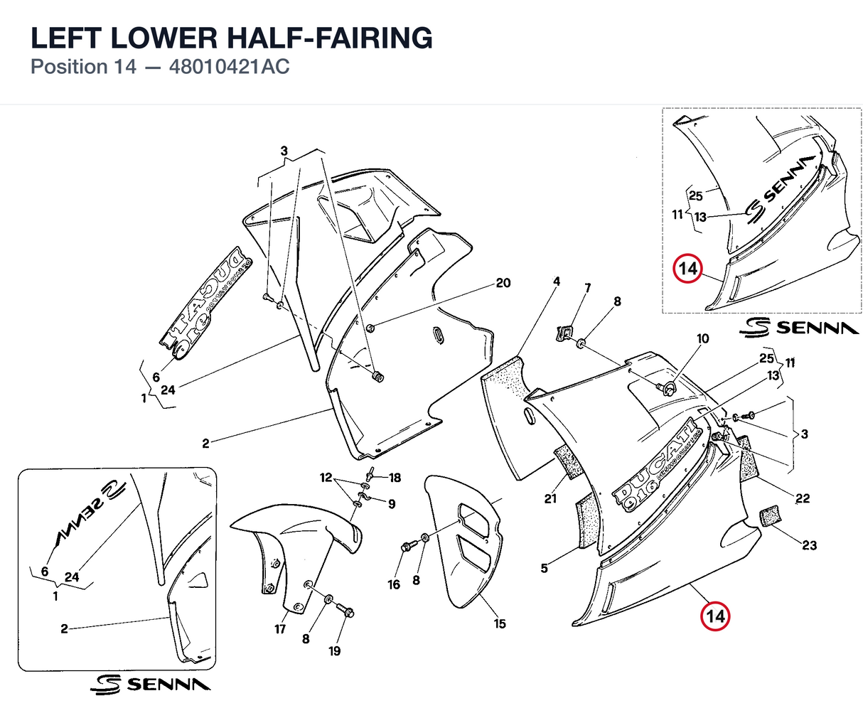 LEFT LOWER HALF-FAIRING
