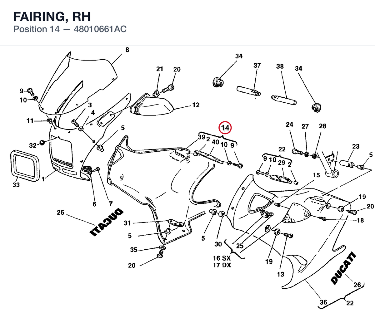 FAIRING, RH