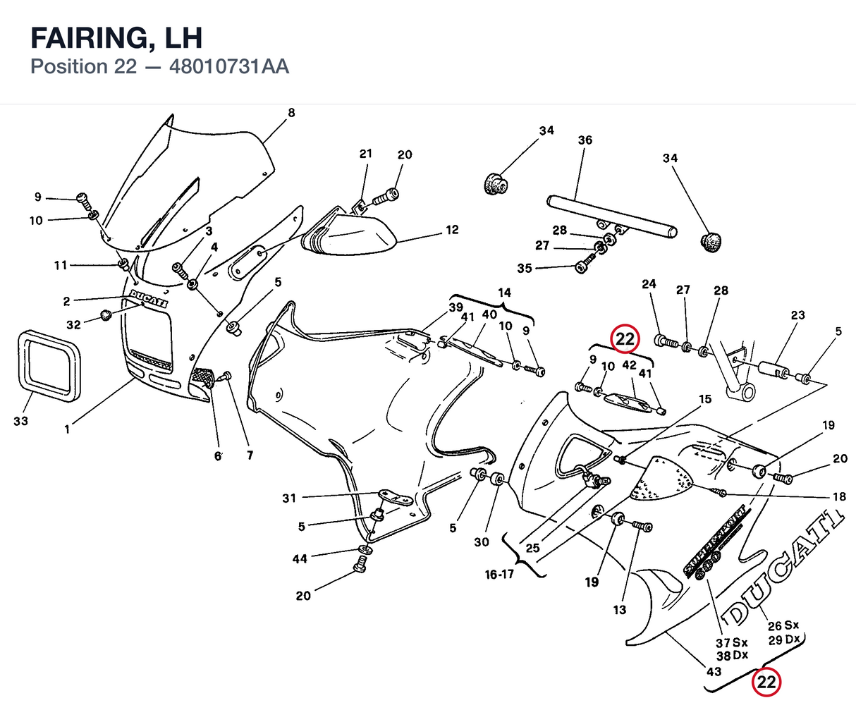 FAIRING, LH