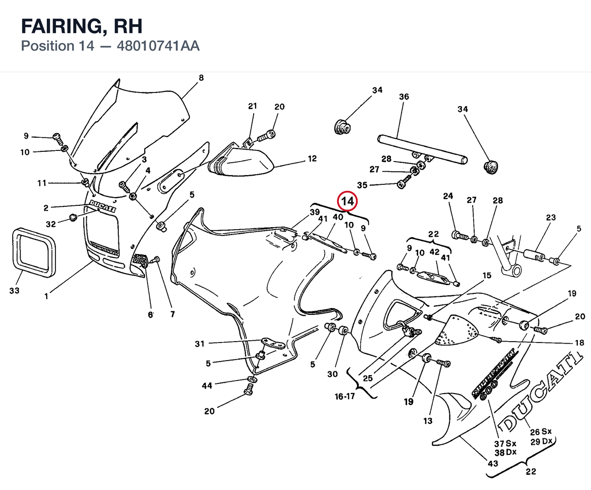 FAIRING, RH