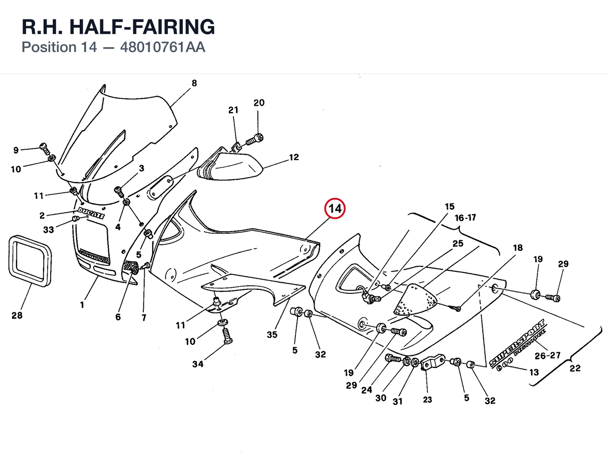 R.H. HALF-FAIRING
