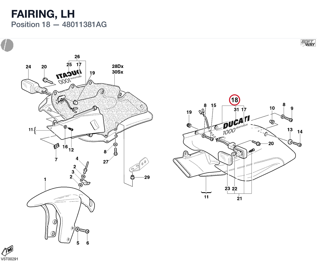 FAIRING, LH