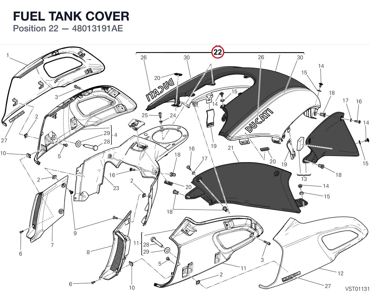 FUEL TANK COVER