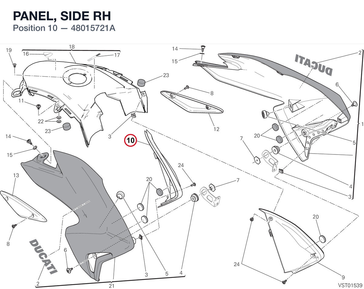 PANEL, SIDE RH 48015721A diagram position