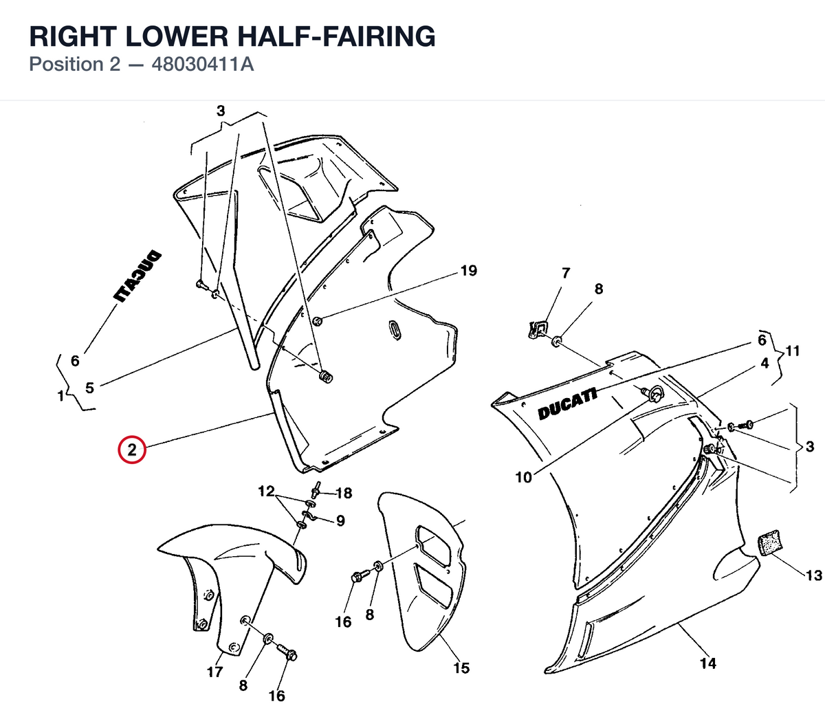 RIGHT LOWER HALF-FAIRING