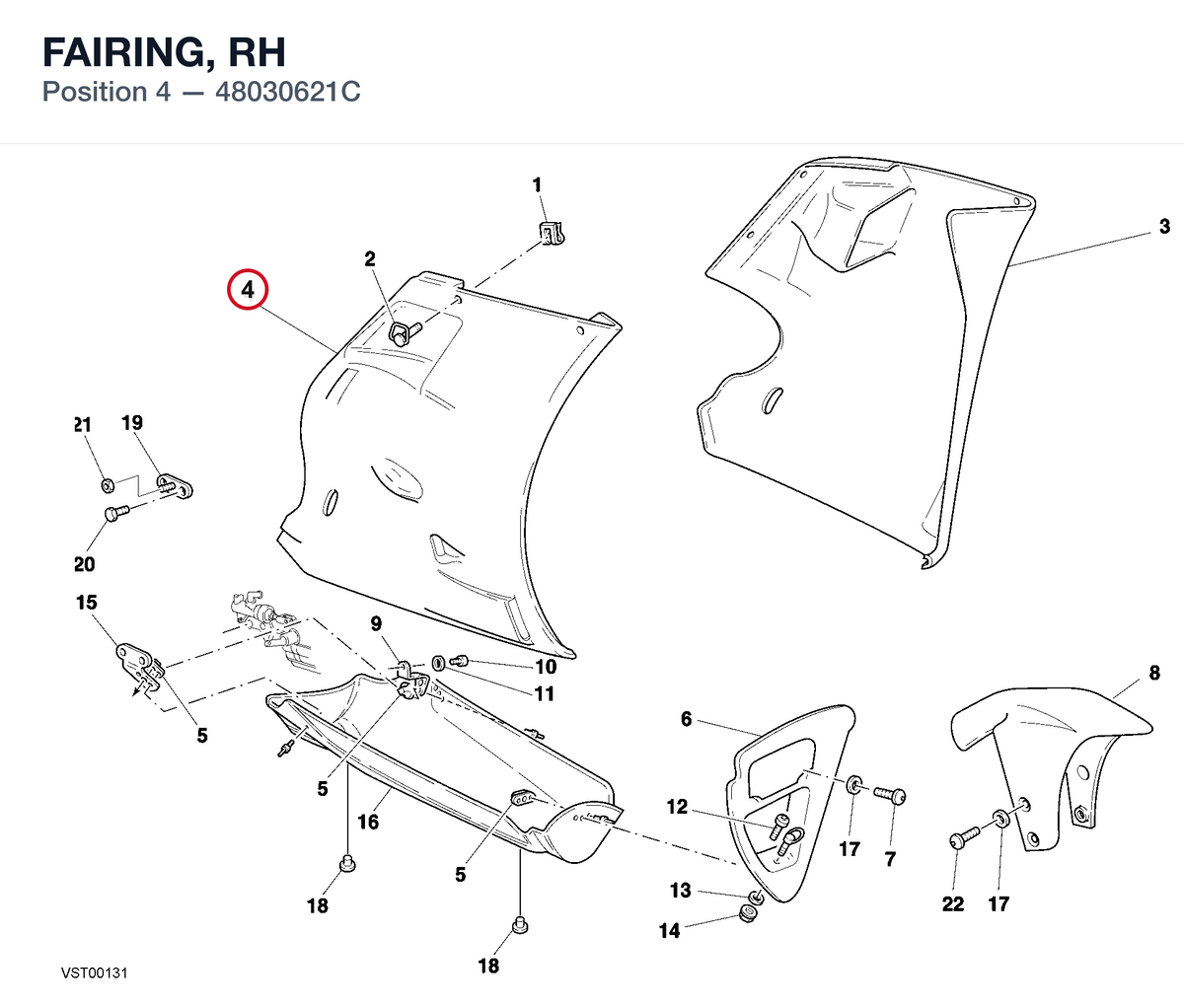 FAIRING, RH