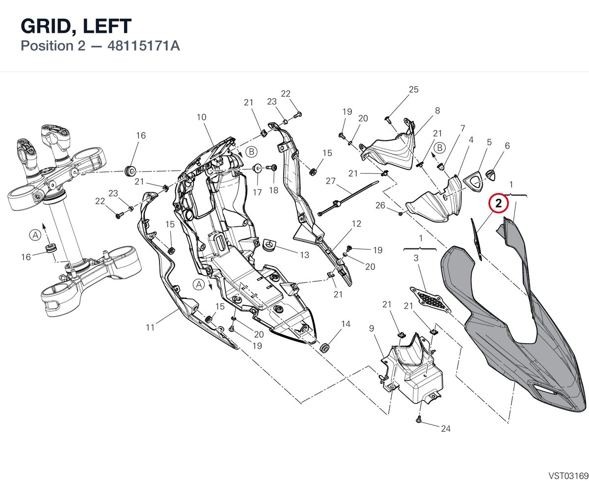 GRID, LEFT 48115171A diagram position
