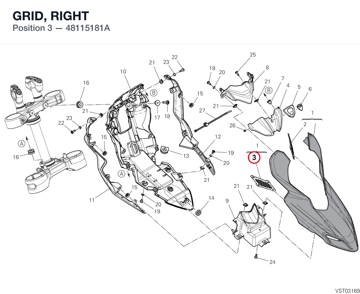 GRID, RIGHT 48115181A diagram position