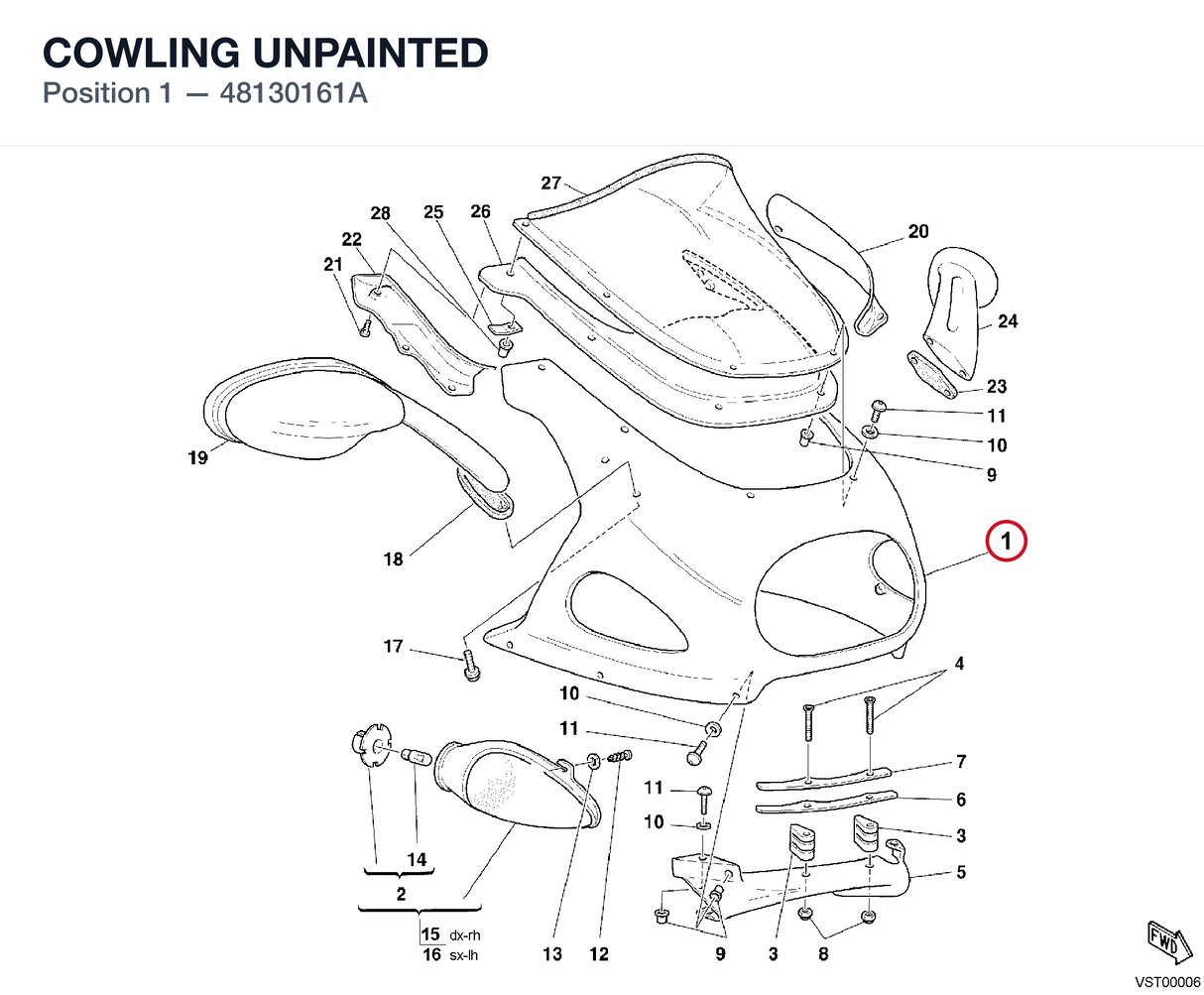 COWLING UNPAINTED