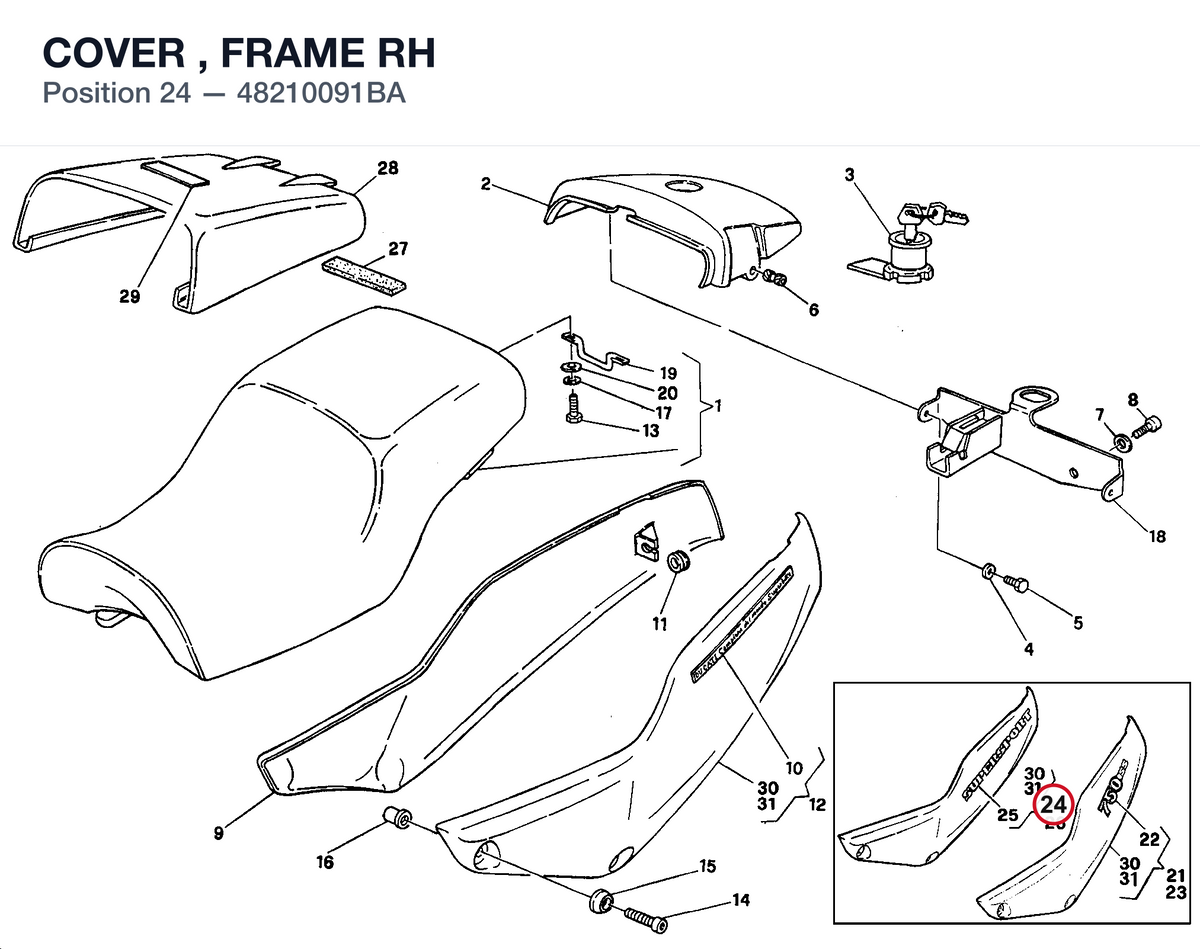 COVER , FRAME RH