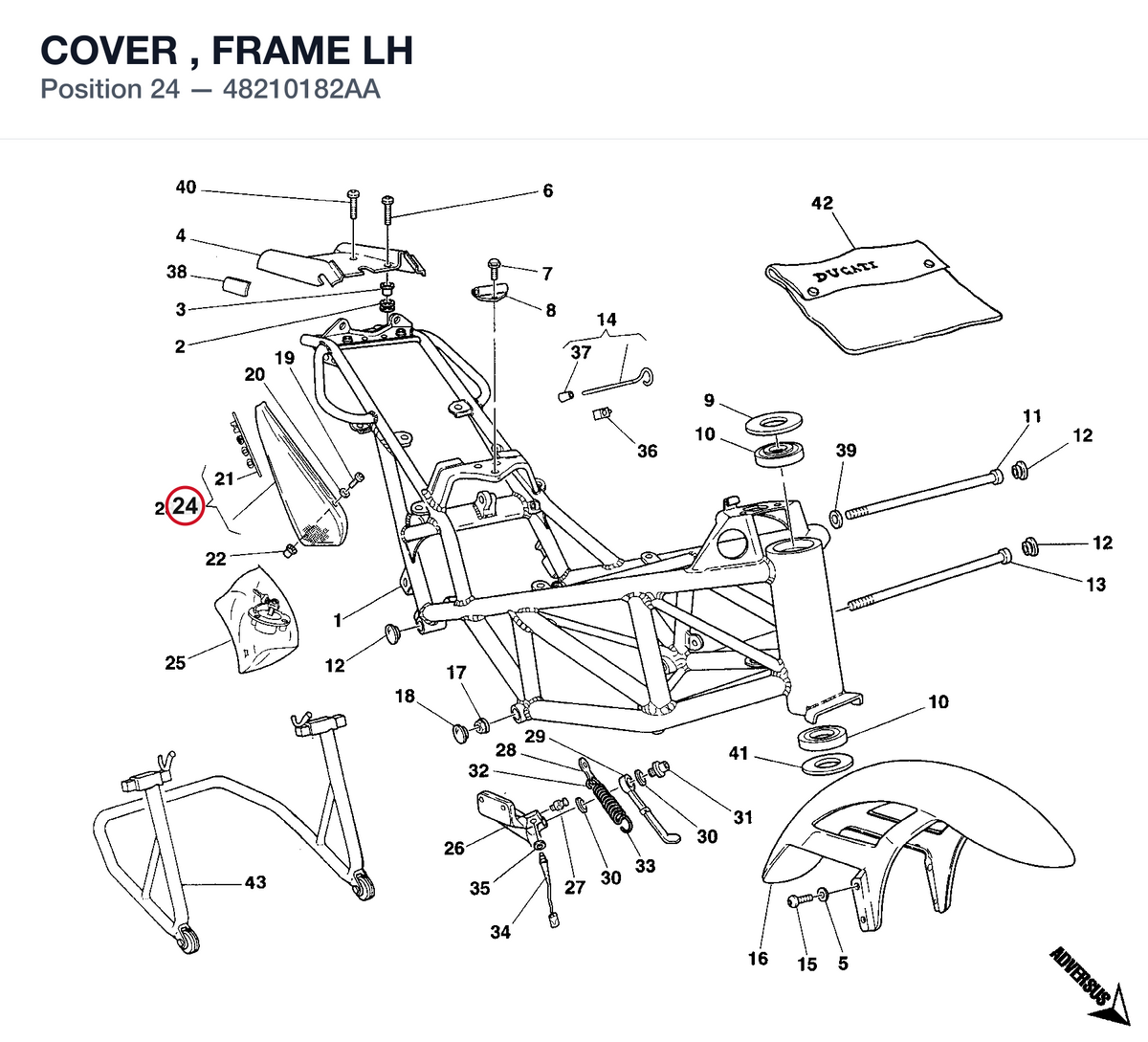 COVER , FRAME LH