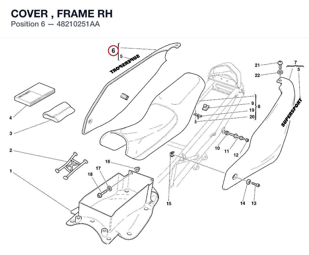 COVER , FRAME RH