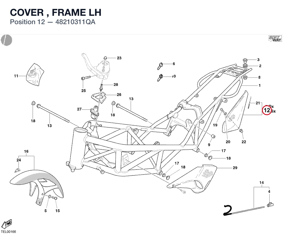 COVER , FRAME LH