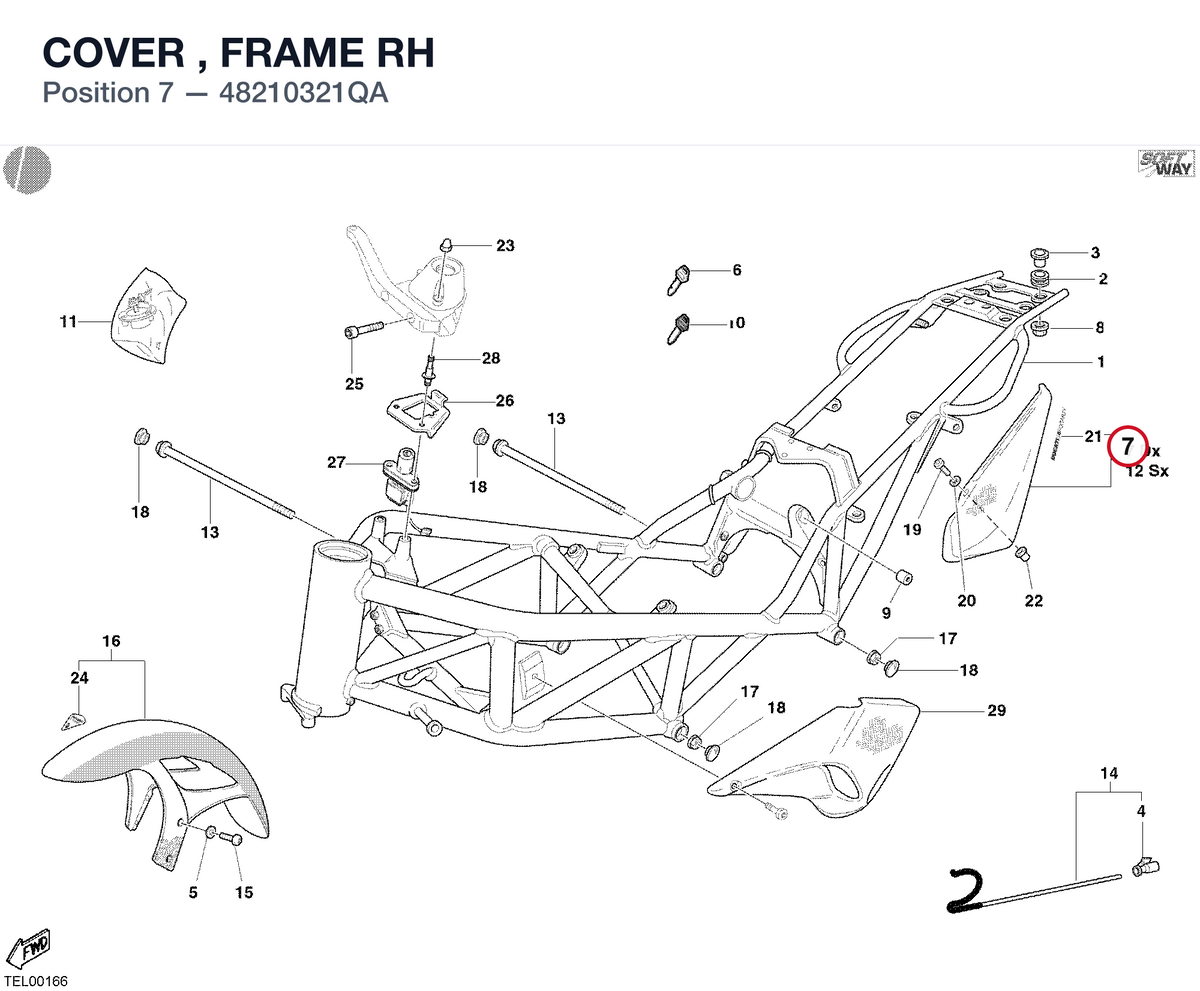 COVER , FRAME RH