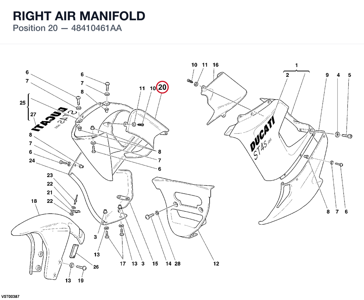 RIGHT AIR MANIFOLD