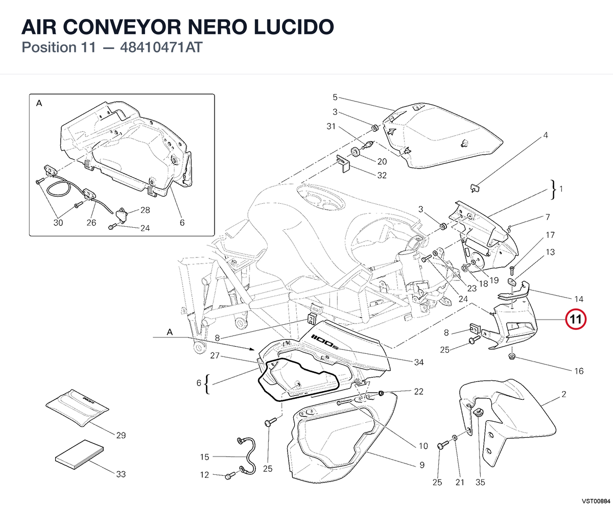 AIR CONVEYOR NERO LUCIDO