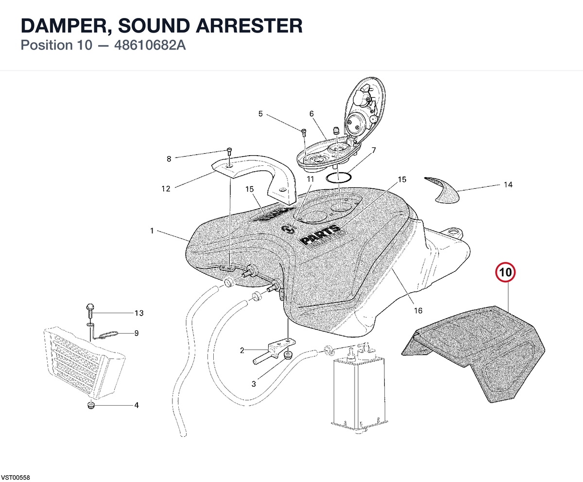 DAMPER, SOUND ARRESTER