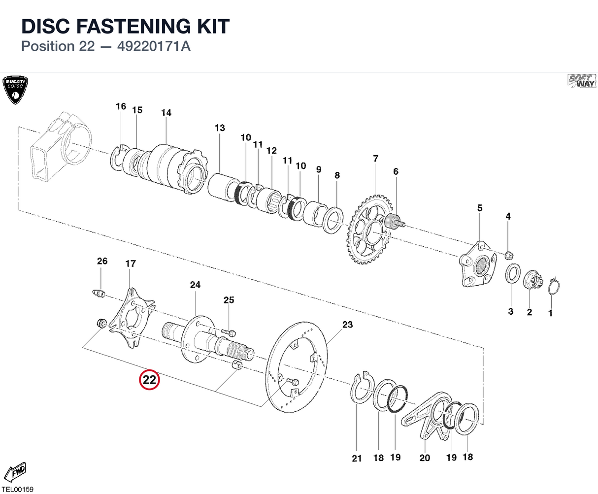DISC FASTENING KIT